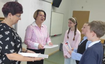 Uczniowie naszej szkoły podczas konkursu.